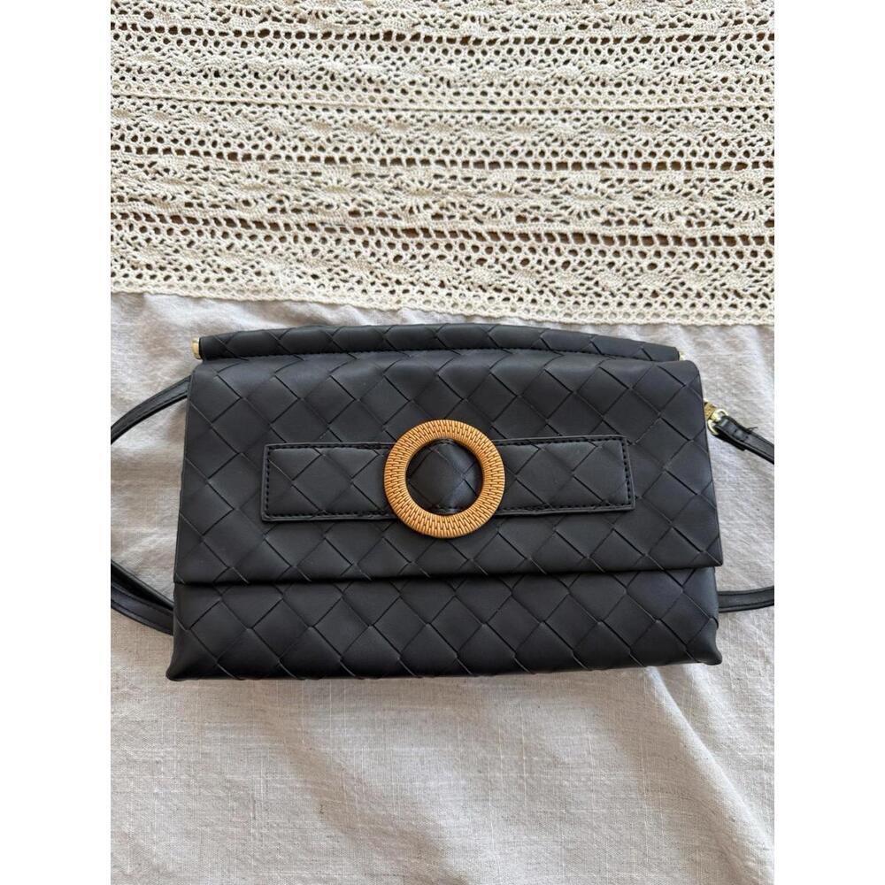 Steve Madden Women’s Black Leather Purse